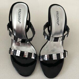 PALOVIO Strappy Stiletto Heels - 7